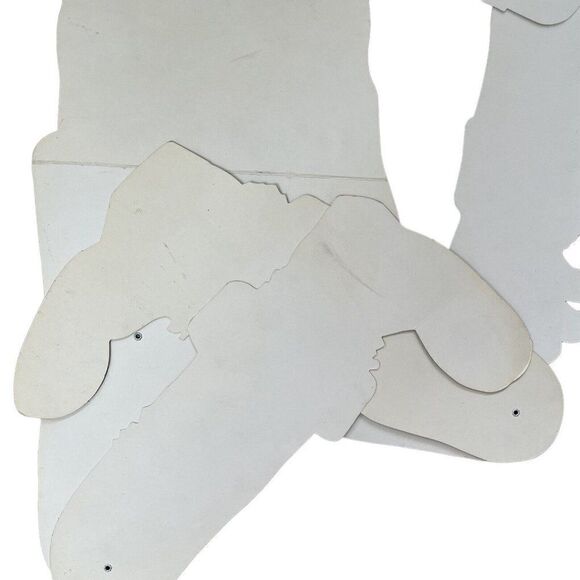 Vintage 1980 Beistle Large 52" Scarecrow Jointed Die Cut Halloween Fall Autumn - Picture 7 of 8